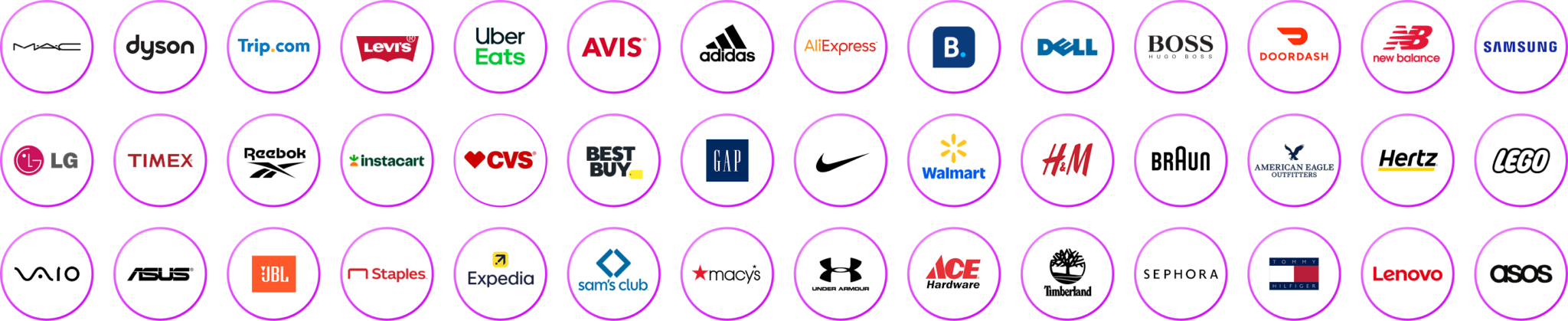 Rewards desktop view